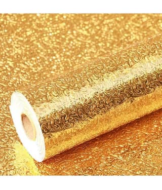 Geeo Gold Foil Wallpaper 60cm x 2m (Pack of 1)