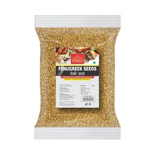Pari Premium Fenugreek Seeds | Methi Dana | Dana Methi | Menthi Ginja | Whole Spices | Whole Dried Methi Dana | Sortex Machine Clean 1000 Gram