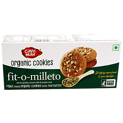 CaveMan Fit-O-Milleto Cookies - 60 g