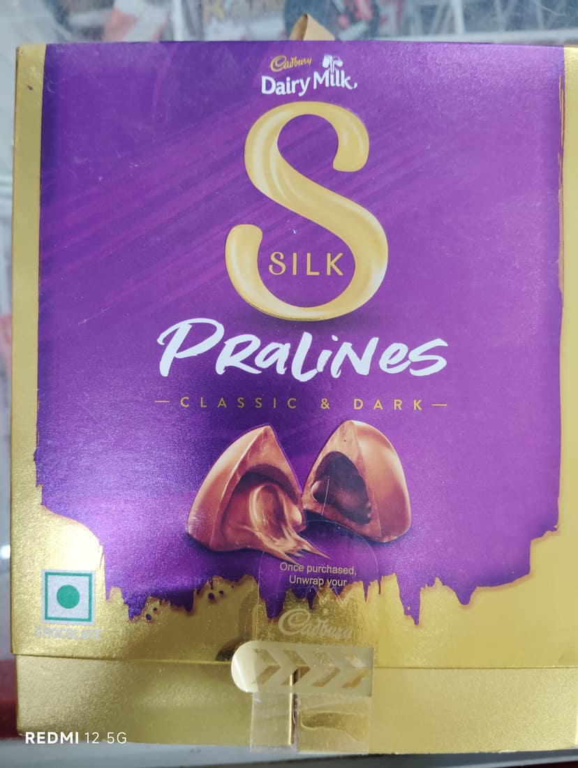 Dairy milk, Silk pralines