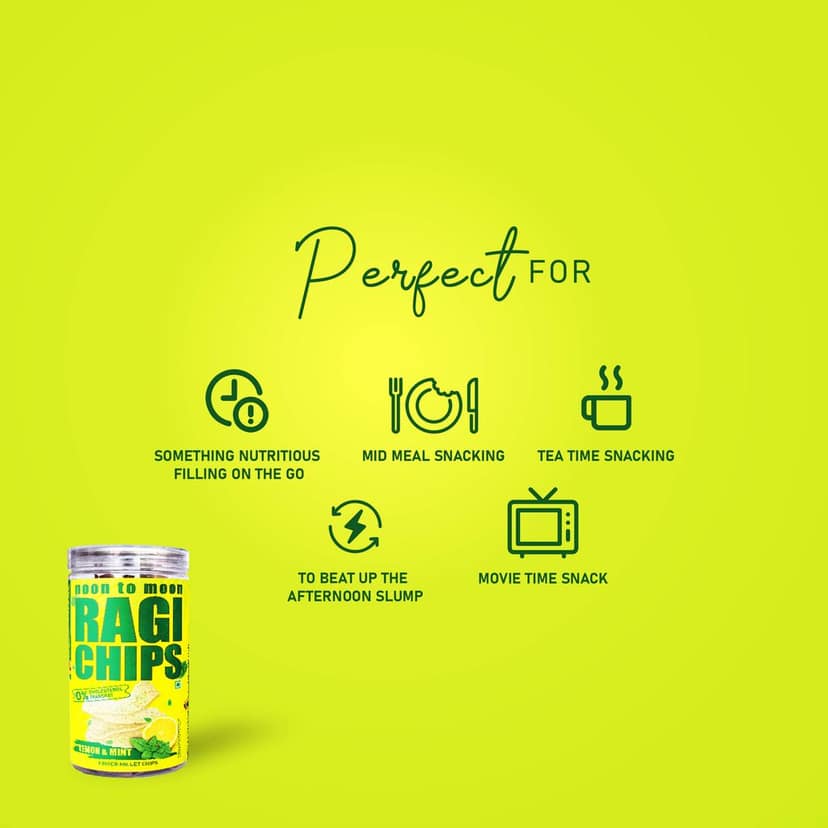 Ragi Chips-Assorted Flavours-Lemon & Mint view 3