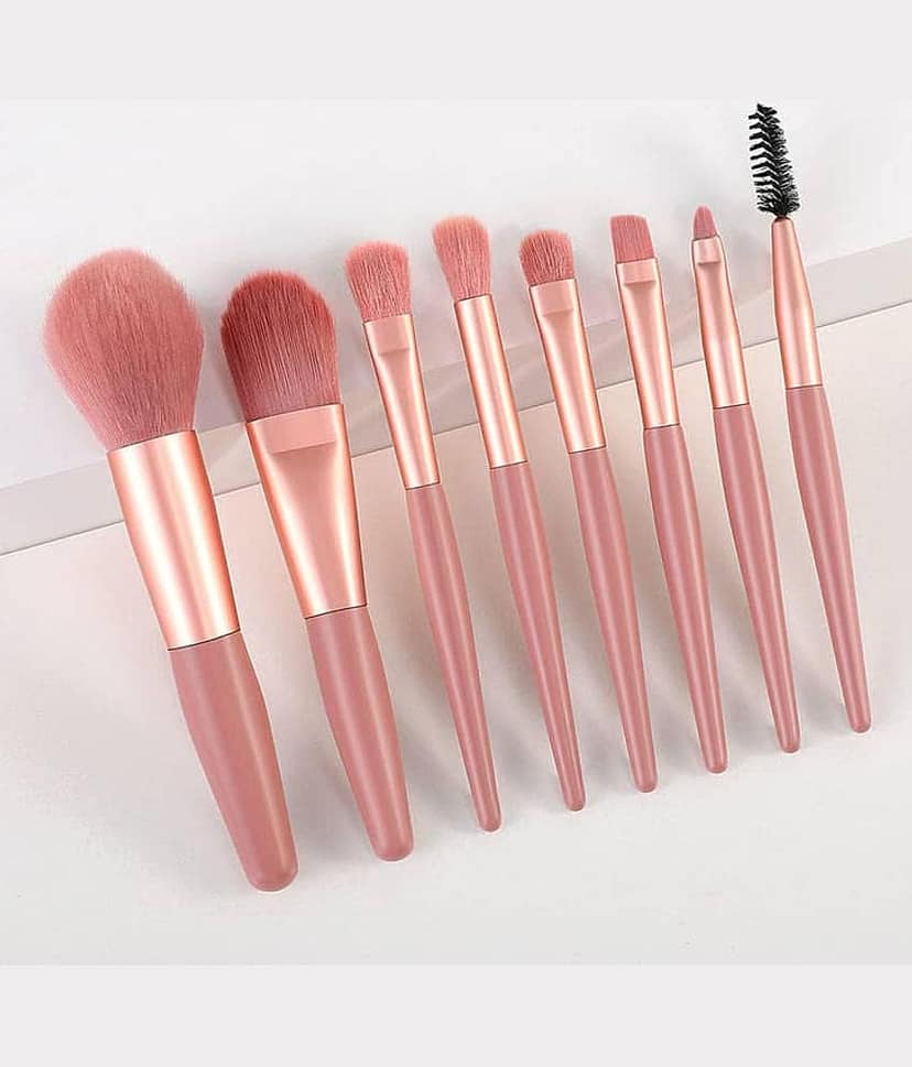 purrpalax Synthetic Foundation Brush,Concealer Brush 8 Pcs 10 g view 2