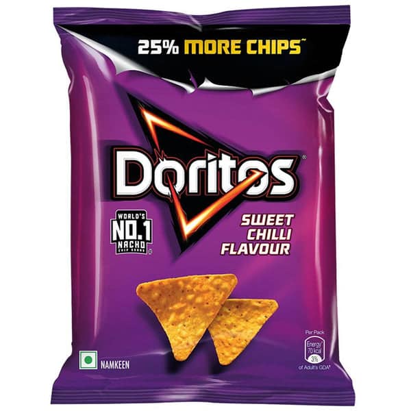 Doritos - Sweet Chilli Flavour, Crunchy, 25 g