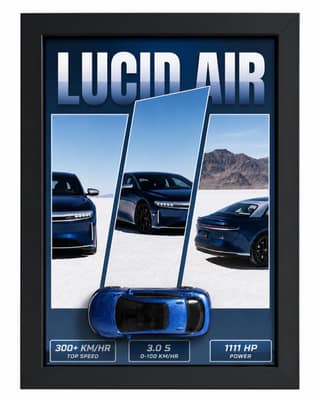 LUCID AIR Die Cast Car Frame
