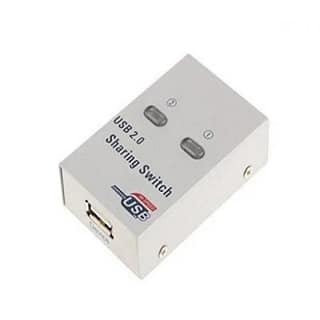 Usb Switch 1X2 Auto | 3 in 1 (1) 2 Ports Auto Printer Sharing Switch Hub Box