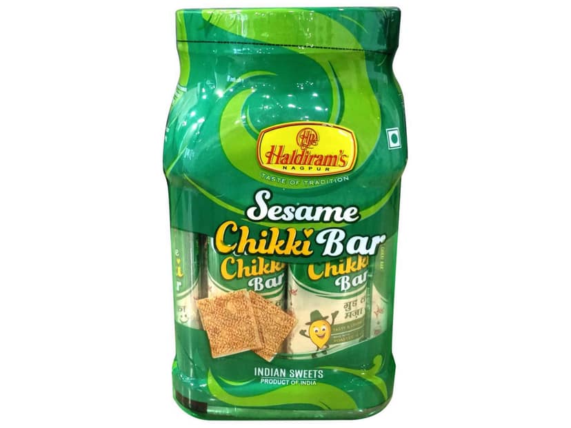 Haldiram's Sesame Chikki Bar Packed Sweets - 480 Gm