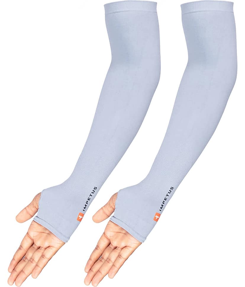 Impetus Grey Solid Riding Sleeves ( Single Set )