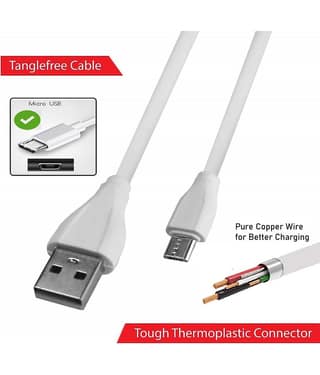 UniBoss Micro USB Fast Charging USB Cable, Micro USB Data Cable, Quick Fast Charging Cable, Charger Sync Cable, High Speed Transfer Android Smartphones V8 Cable
