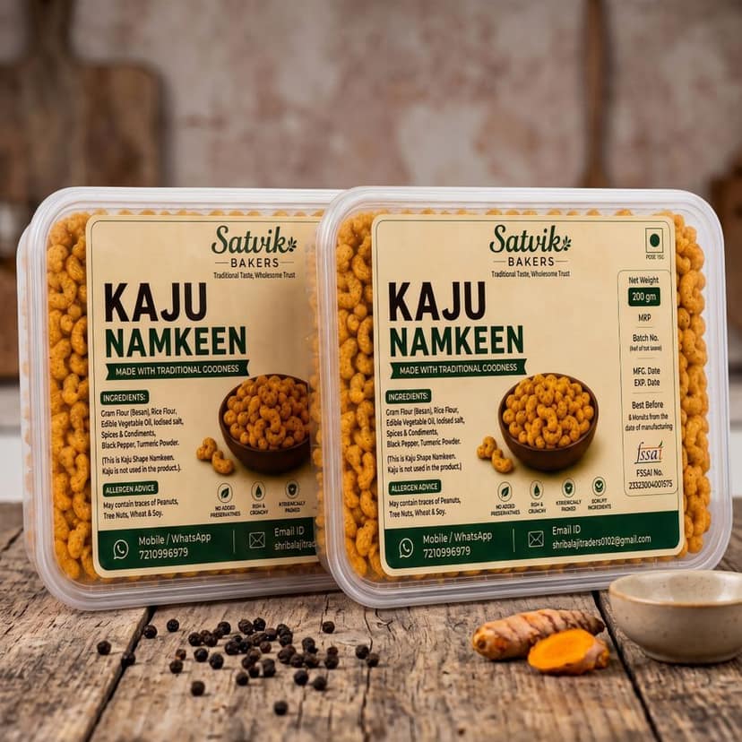 KAJU NAMKEEN PACK OF 2 - 400 gm view 3
