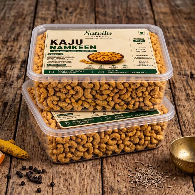 KAJU NAMKEEN PACK OF 2 - 400 gm view 4