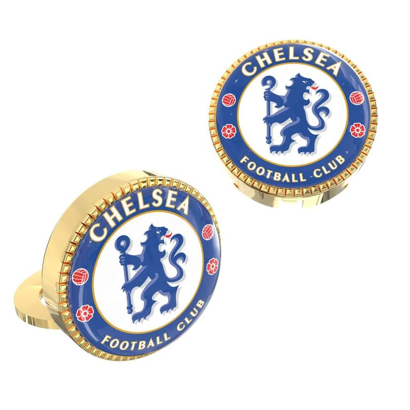 The Smart Buttons - Shirt Button Cover Cufflinks for Men - Chelsea FC Style view 7