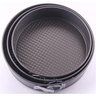 Cake Decor 3 Pcs Round Non Stick Spring Form Cake Mould Set view 2