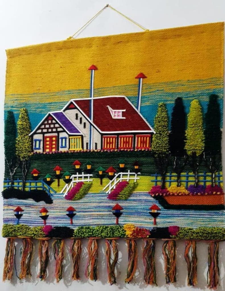 Jute Wall Hanging view 2