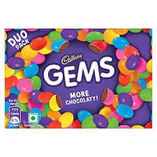 CADBURY GEMS 23.7GM BOX