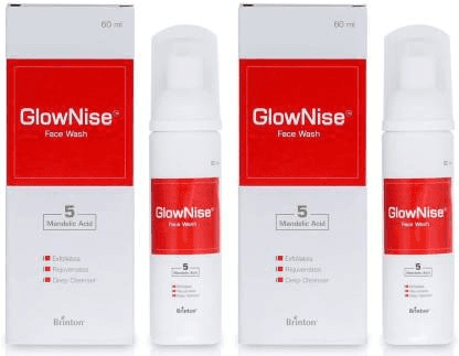 Brinton GlowNise Deep Cleansing Skin Whitening Foam (60 ml) x Pack of 2