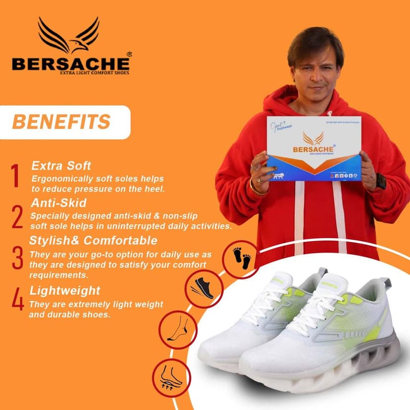 Bersache Premium Sports ,walking,Gym,cricket, Trending Running Shoes For Men's view 2
