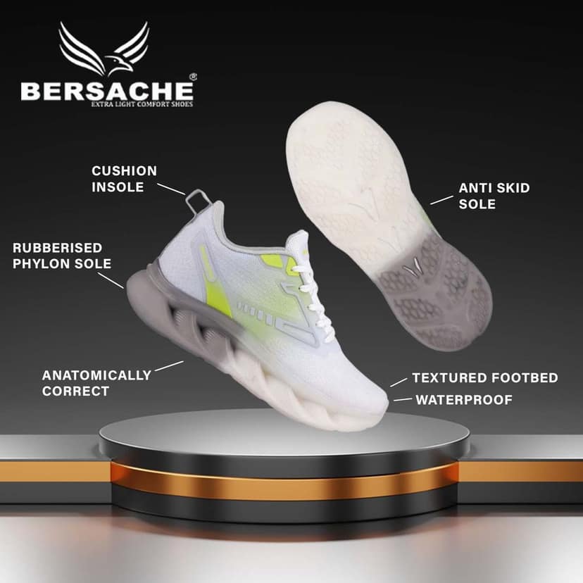 Bersache Premium Sports ,walking,Gym,cricket, Trending Running Shoes For Men's view 5