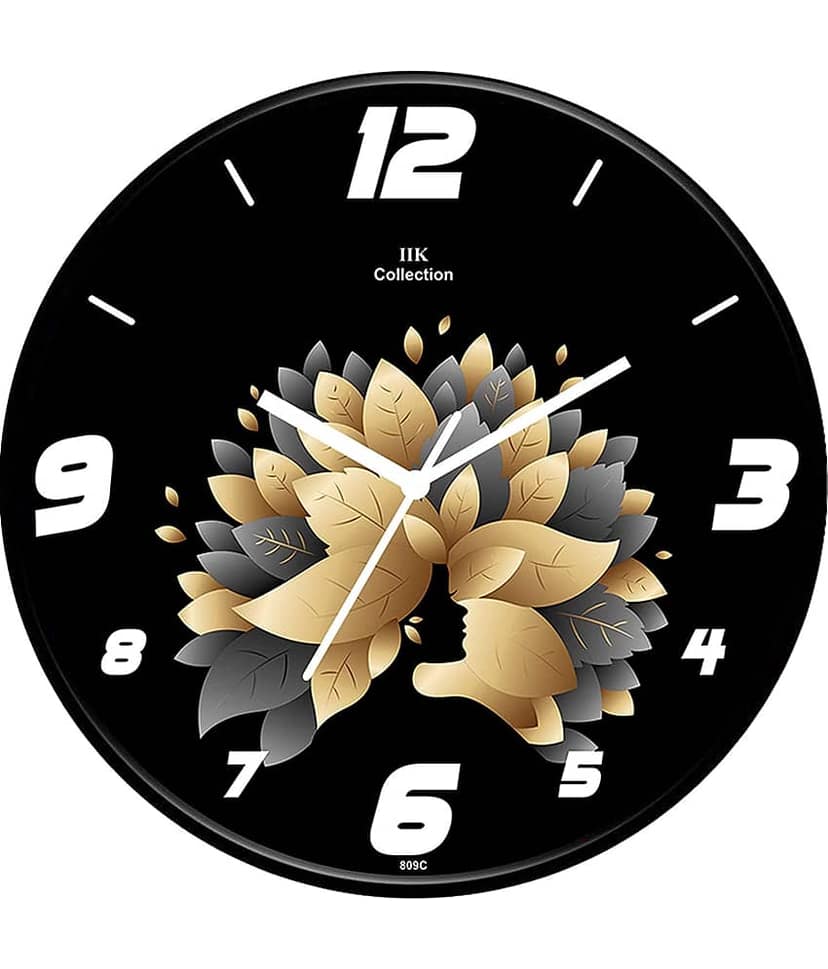 IIK COLLECTION - Circular Analog Wall Clock