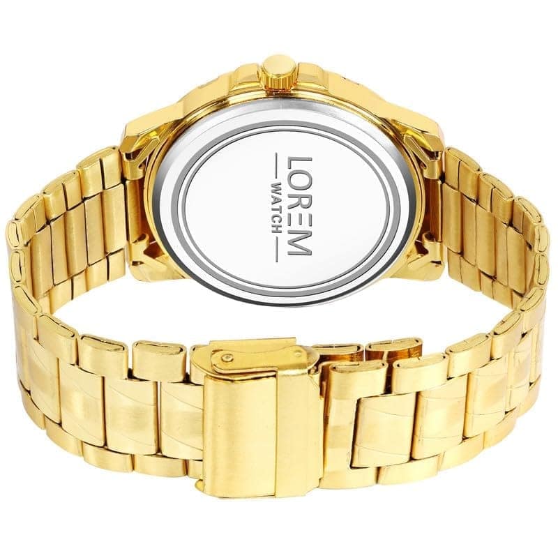 LOREM Everyday Elegance Black Day-Date Function Casual Analog Watch for Men-UF view 3