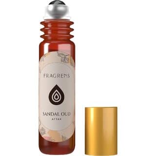 Fragrens Sandal Oud Attar 10ml Premium Natural Alcohol-Free Attar for Men Women view 2