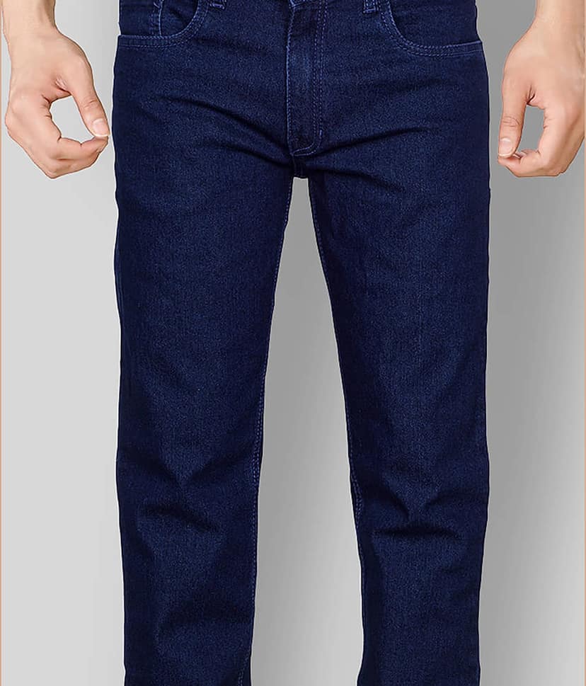 JB JUST BLACK Dark Blue Regular Fit Jeans view 2