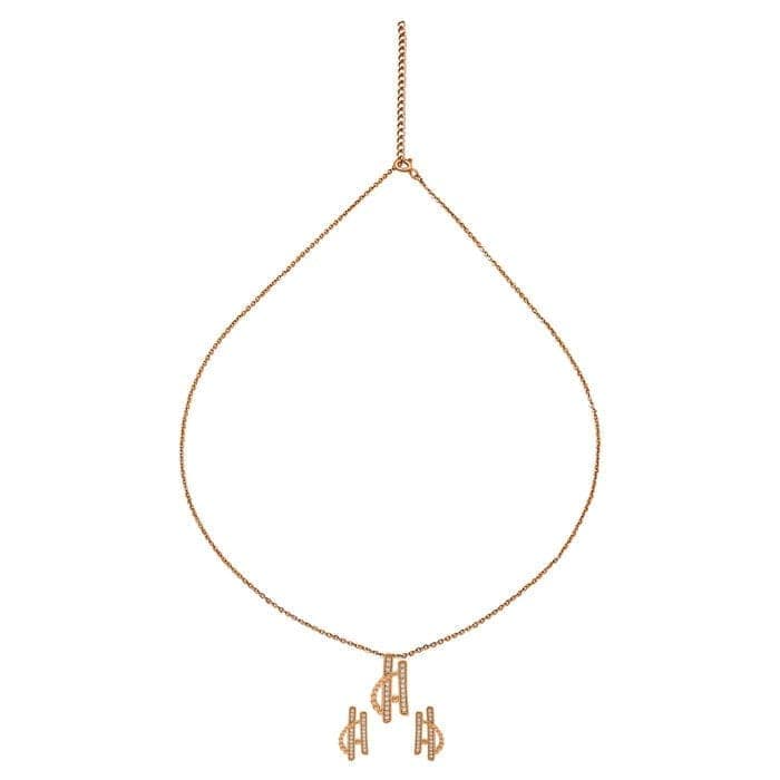 Rose Gold Celestial Pendant Set view 6