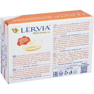 Lervia Milk Protein And Honey Extract Soap - Pack Of 1 (90g) view 2