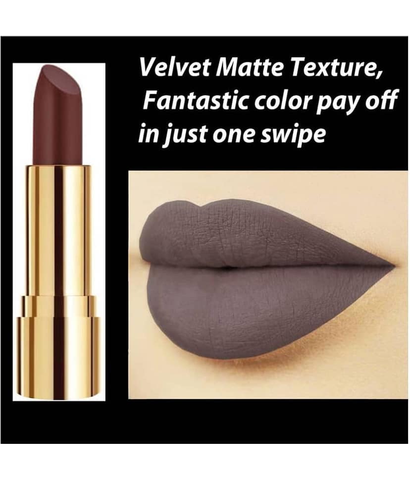 Rythmx Professional Timeless 4 Colors Lipstick Brown,Peach,Brown, Pink Pack of 4 16 g view 2