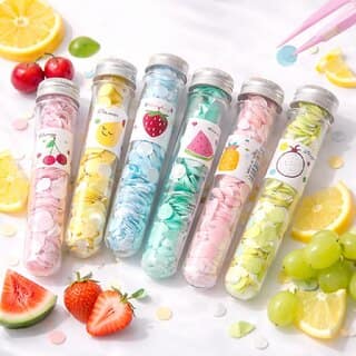 Paper Soap Sheets for Travel, Safe Effective, Pocket Size Paper Soap for Kids Adults, Cute Flower Design Tube, 1 Pcs view 9
