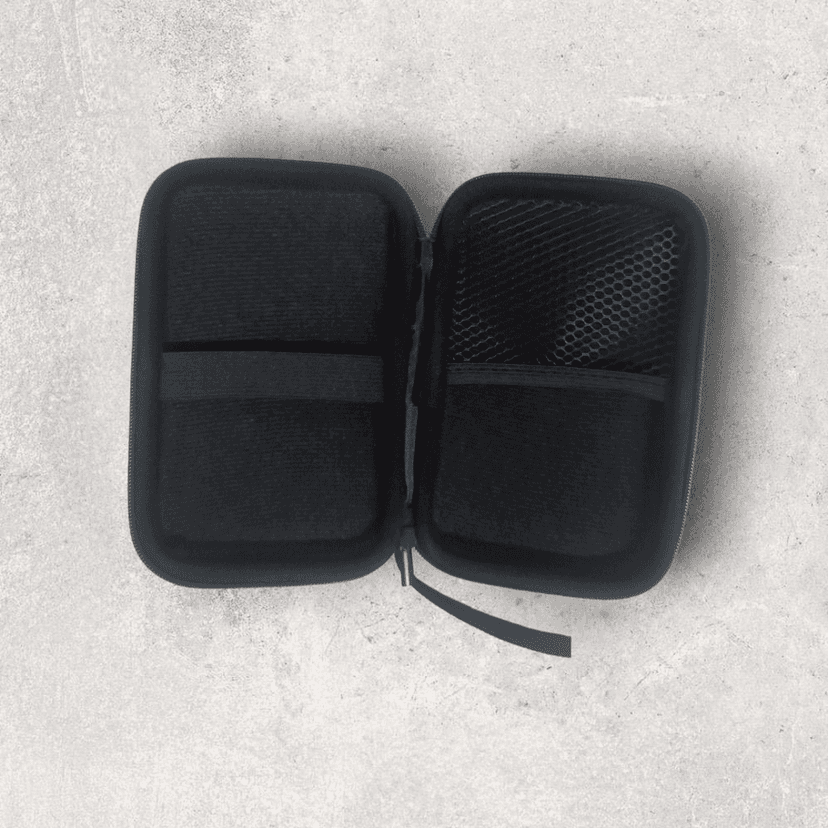 Protective External Hard Drive Pouch | Durable & Lightweight Case (Black) view 2