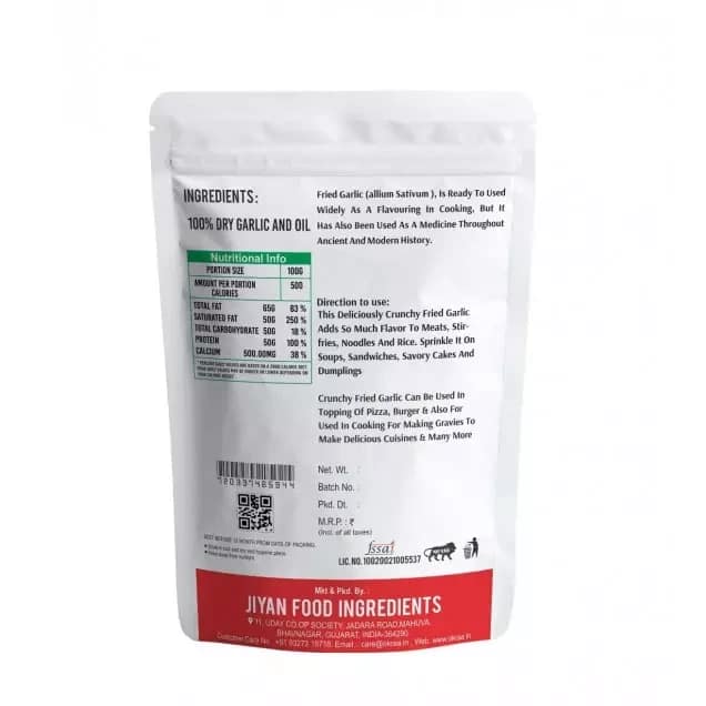 OKRAA Fried Garlic (Dehydrated Garlic) - 100g view 2