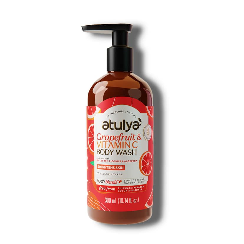 Atulya Grapefruit & Vitamin C Body Wash | Brightens Skin - 300 ML view 2