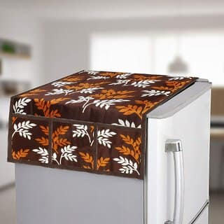 REVEXO Polyester Floral Pattern Fridge Covers view 2
