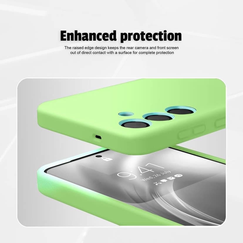 LIRAMARK Liquid Silicone Soft Back Cover Case for Samsung Galaxy S25 Plus view 5