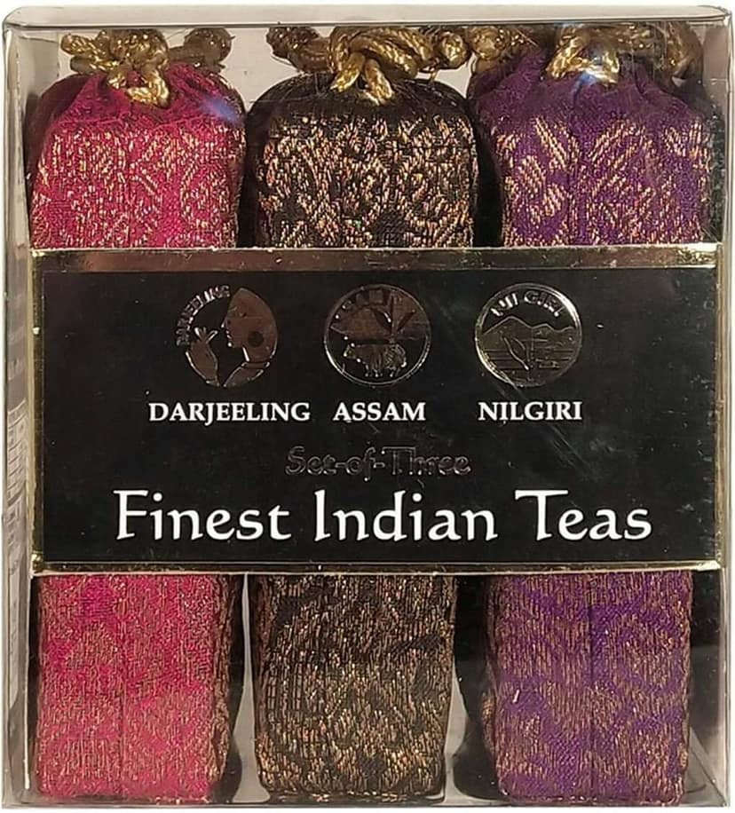 Golden Tips Black Tea, 3-in-1 Darjeeling, Nilgiri & Assam Brocade Bags|Best for Gifting, Filled with Nice Taste and Aroma, 3 X 50 Gram view 2