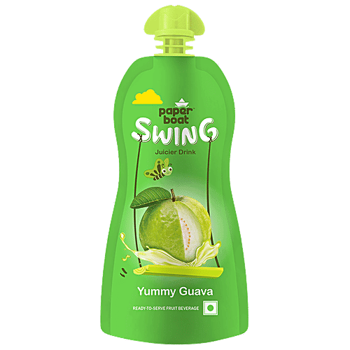 Paperboat Swing Swing Juicer Drink - Yummy Guava, Thick & Flavourful, Ready To Serve, 250 ml Pouch