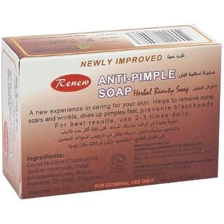 Renew Anti-Pimple Herbal Face Soap - Pack Of 3 (135g) view 2