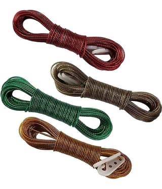 (Assorted , Pack of 4 )Strong PVC Coated Clothesline Steel Anti-Rust Metal Wire Rope for Cloth Drying 20 Meters Rope