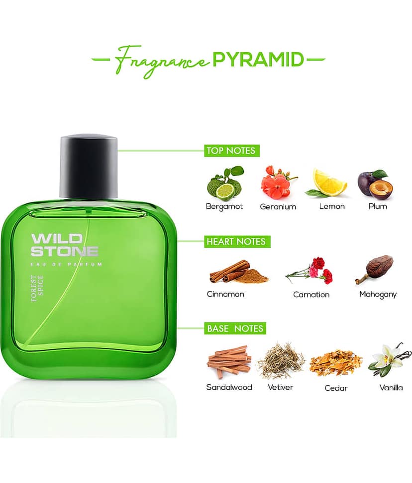 Wild Stone Edge, Hydra Energy and Forest Spice Perfume Combo for Men, Pack of 3 (30ml each) view 2