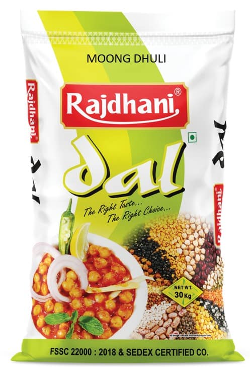 Rajdhani Moong Dhuli Kora, 30 Kg