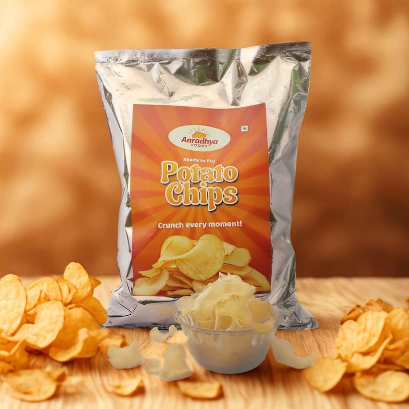 Homemade Raw Potato Chips 250 g Each [24X36cm] view 5