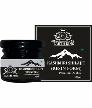 EARTH KING Kashmiri Shilajit Resin | Raw Shilajit(Semi Liquid) - 20Gm (Pack of 1)