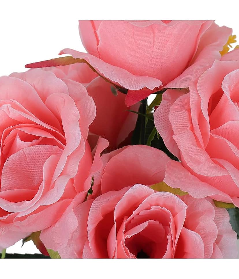 RealPBR - Pink Rose Artificial Flower ( Pack of 1 ) view 2