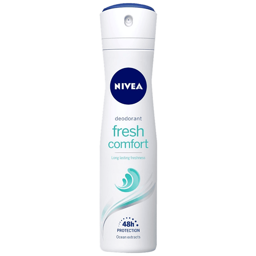 Nivea Fresh Comfort Women Deodorant - Long Lasting Freshness & 48H Protection, 150 Ml