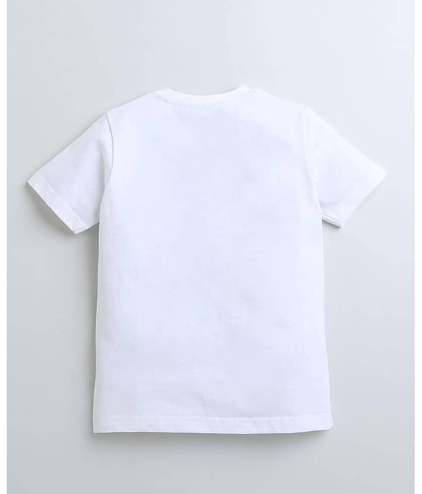 BUMZEE Pack of 1 Boys Cotton T-Shirt & Shorts ( Black ) view 2