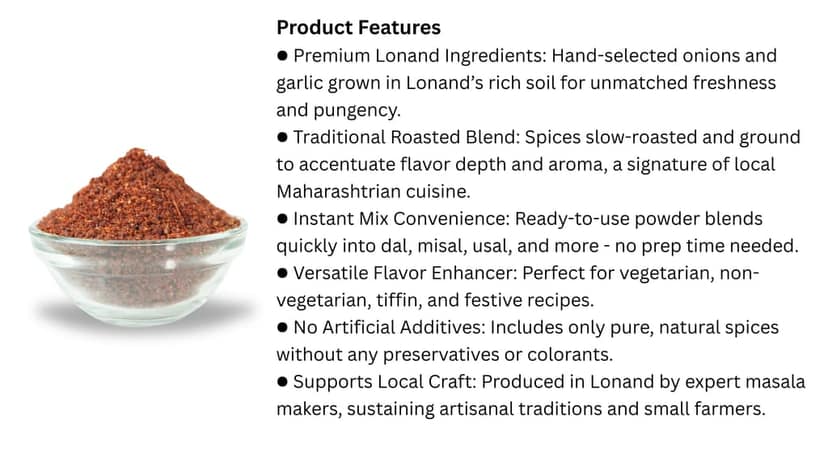 Kanda Lasun Masala 250g view 3