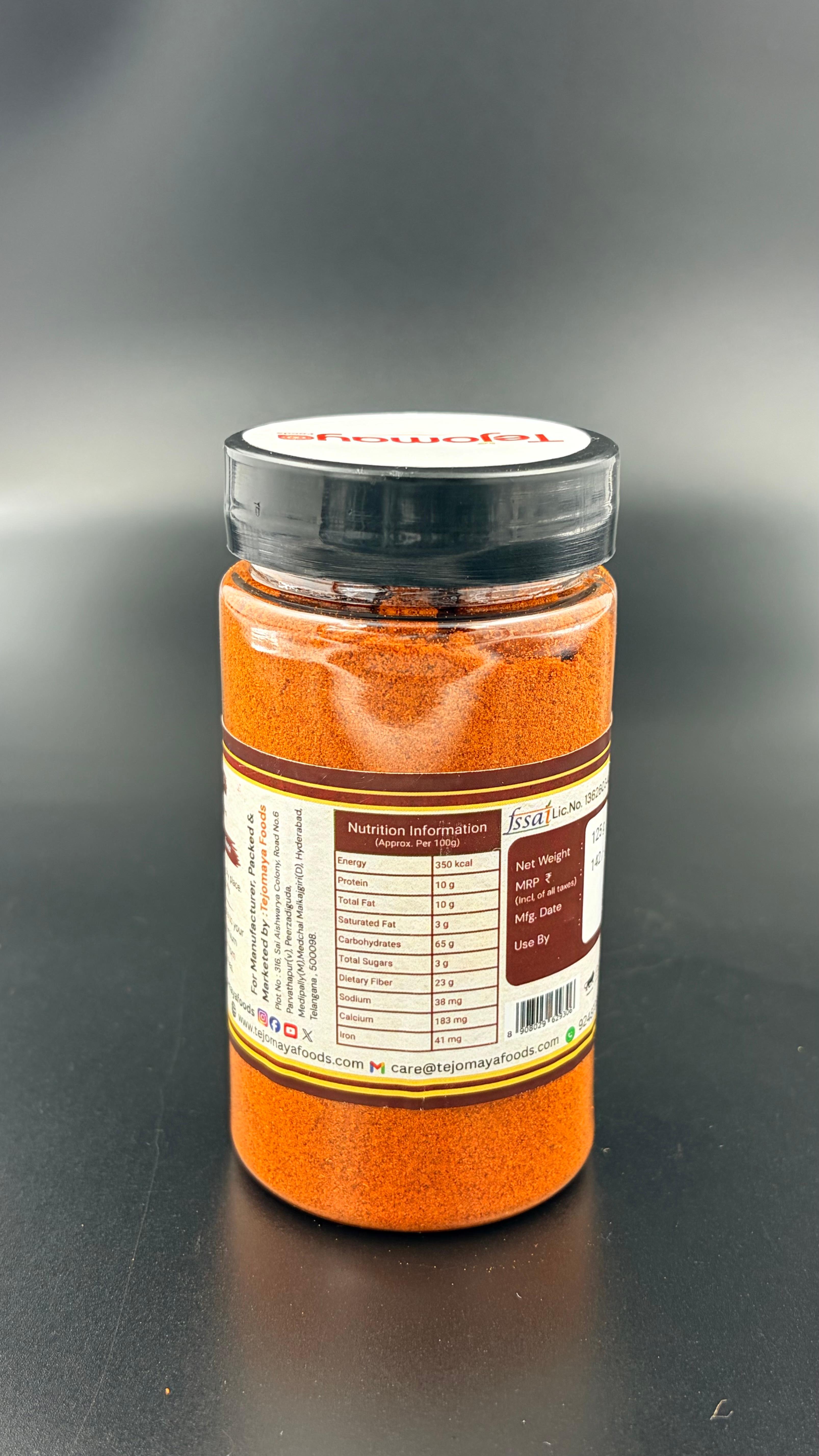 Tejomaya Pure Red Chilli Powder 125g view 6