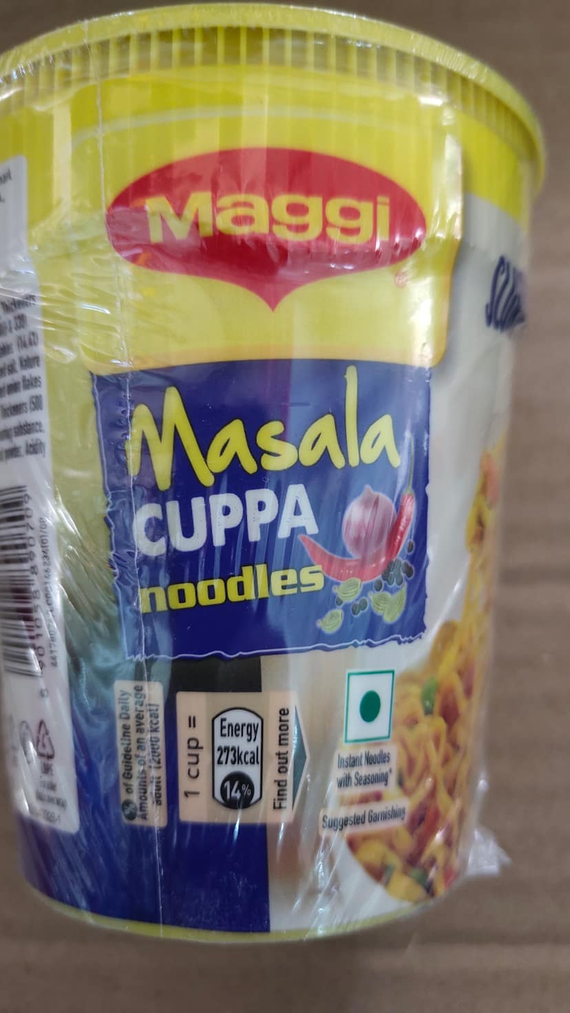 Maggi masala cup noodles