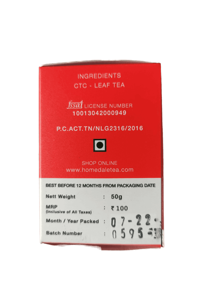 Homedale Tea 25 Dip Tea Bags | Pack of 1 | Total 50 g | High Grown Nilgiri CTC Tea view 3
