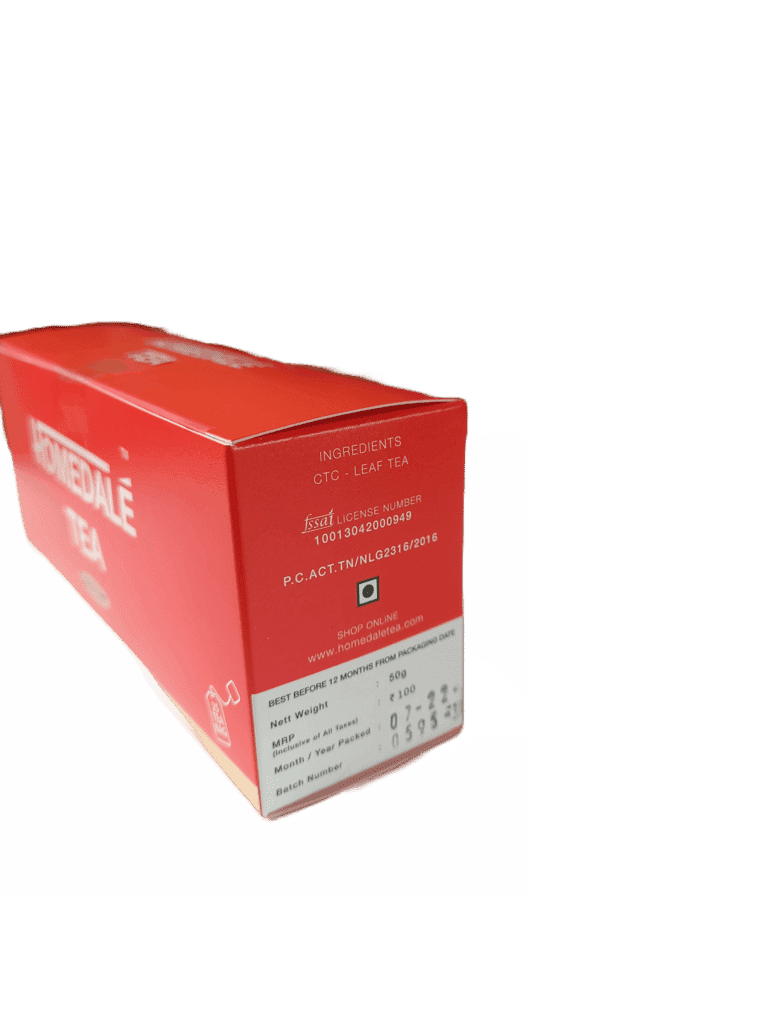 Homedale Tea 25 Dip Tea Bags | Pack of 1 | Total 50 g | High Grown Nilgiri CTC Tea view 9
